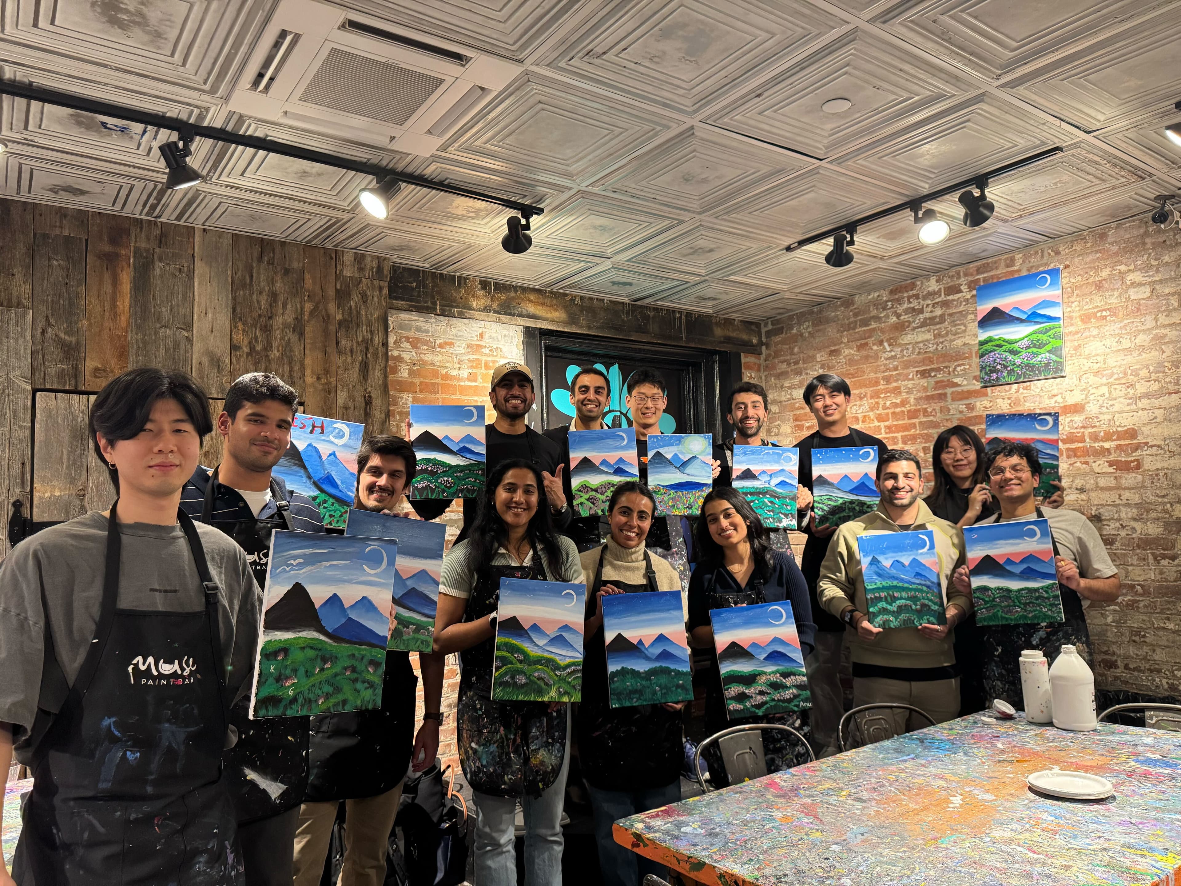 New(ish) grads paint night!